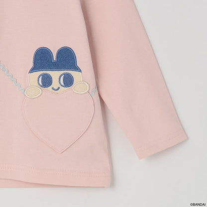 日本童裝 pe#main x【Tamagotchi】蝴蝶結肩上衣 90-130cm 女童款 秋季 TOPS