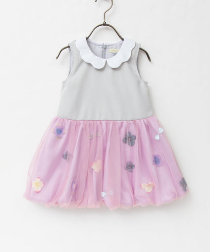 Japanese children's clothing panpantutu three-piece dress suit 100-130cm girls summer outerwear dresses for interviews/banquets/performances 