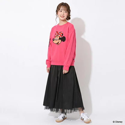 日本童裝 BDL x Disney 親子裝 印花衛衣 S-XL 大人款 秋季 TOPS 聖誕紅/新年紅