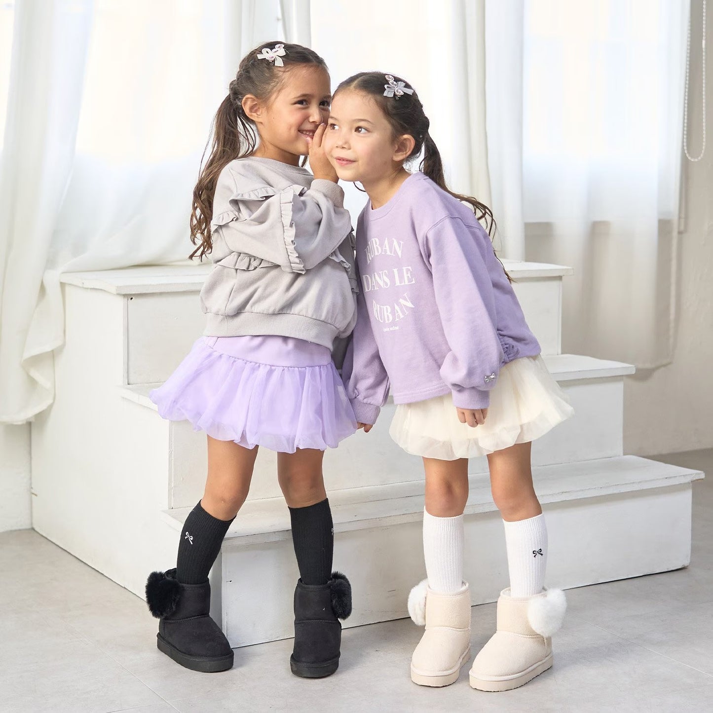 Japanese children's clothing Ly# mine tank top and shorts set 100-150cm girls summer TOPS PANTS 