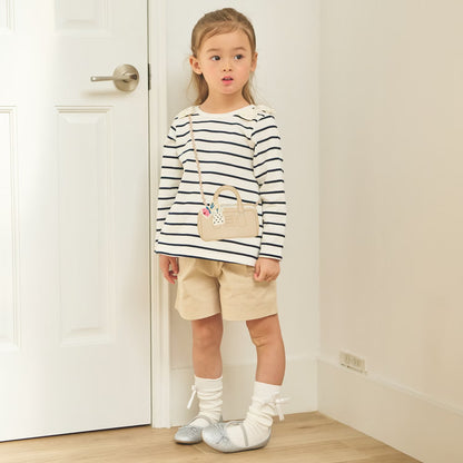 日本童裝 pe#main 背面蝴蝶結短褲 80-130cm 女童款 夏季 PANTS