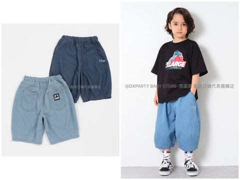 日本童裝 XLARGE KIDS 薄款牛仔短褲 90-140cm 男童款 夏季 PANTS