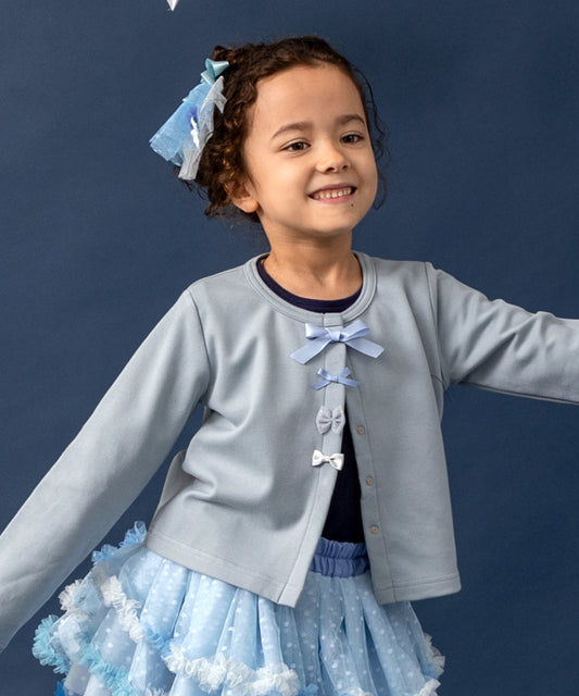 Japanese children's clothing panpantutu bow coat 80-140cm girls summer OUTERWEAR 