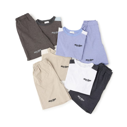 日本童裝 b・R# 水陸兩用 速乾系列 兩件套裝 90-150cm 男童款 TOPS PANTS 夏季 夏日玩水泳衣特輯