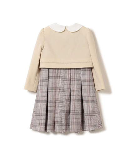 日本童裝 BEAMS mini 禮服兩件套裝 110-130cm 女童款 冬季 OUTERWEAR DRESSES 面試/宴會/表演