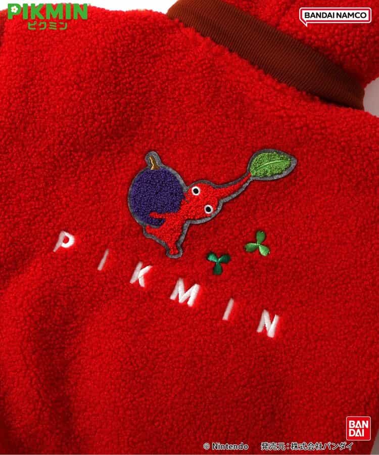 日本童裝 BREEZE x Pikmin 2Way 雙面兩著 夾棉外套 80-140cm 男童款/女童款 冬季 (適合初秋、香港平均溫度、寒冷天氣）OUTERWEAR 