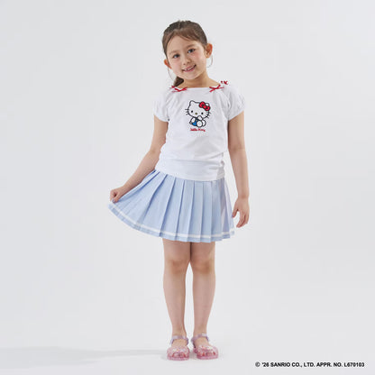 日本童裝 Ly# mine 隔熱布料 防UV 百摺短裙 100-140cm 女童款 夏季 SKIRTS