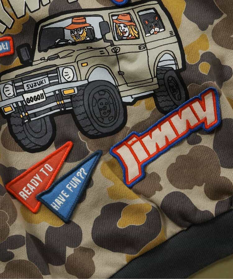 日本童裝 BREEZE x Jimny 衛衣 80-140cm 親子裝 男童款/女童款 冬季 TOPS