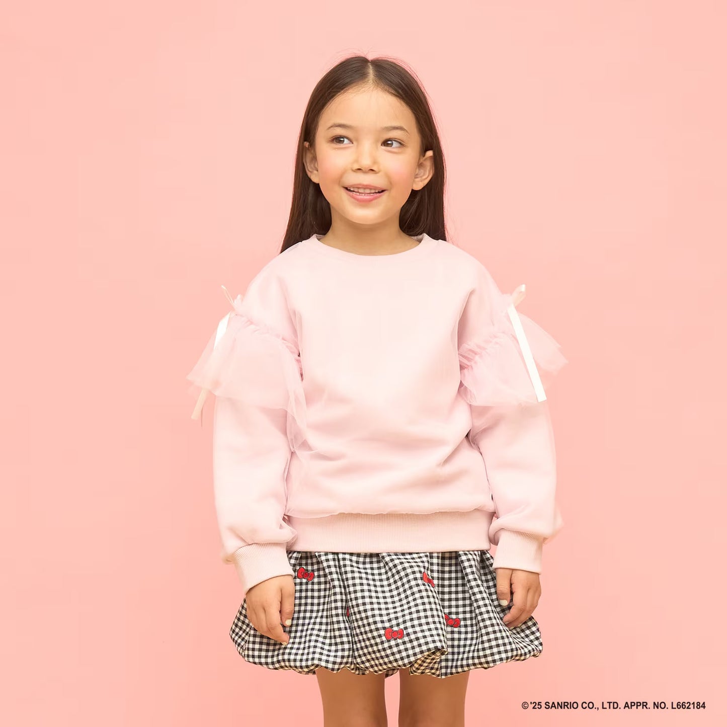 日本童裝 Ly# mine 速乾系列 柔軟薄紗衛衣 100-150cm 女童款 冬季 TOPS