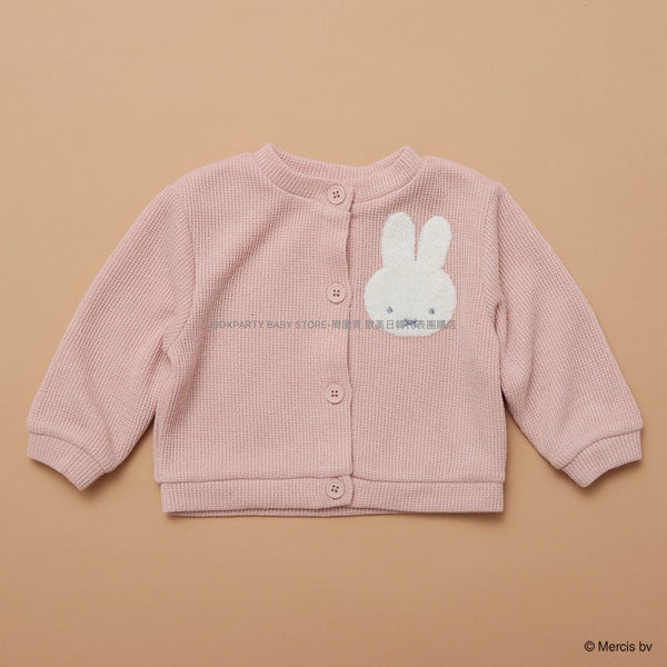 日本童裝 Branshes x miffy 針織外套 70-80cm 女童款 初生嬰兒 夏季 OUTERWEAR