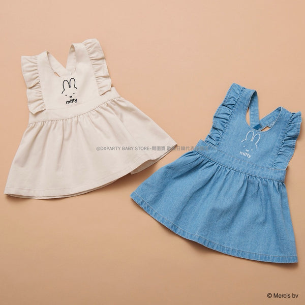 日本童裝 Branshes x miffy 連身裙 80cm 女童款 初生嬰兒 夏季 DRESSES