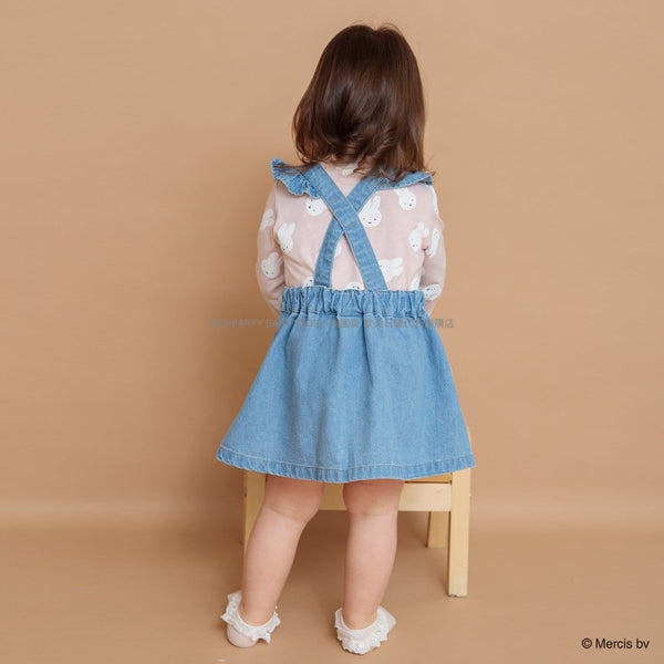 日本童裝 Branshes x miffy 連身裙 80cm 女童款 初生嬰兒 夏季 DRESSES