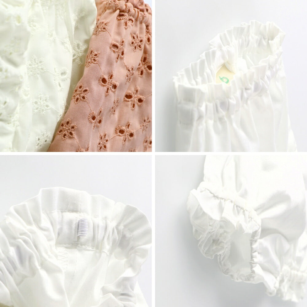 Japanese children's clothing Branches lace top and shorts set 70-80cm girls' newborn baby summer TOPS PANTS 