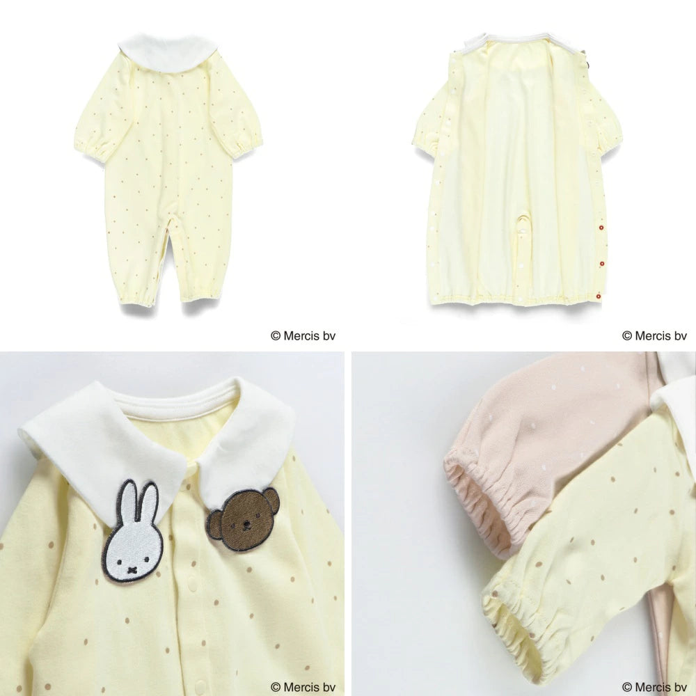 日本童裝 Branshes x miffy 2Way 連衣 50-70cm 男童款/女童款 初生嬰兒 秋季 Jumpsuit