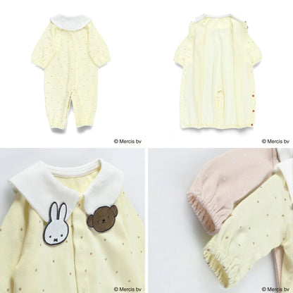 日本童裝 Branshes x miffy 2Way 連衣 50-70cm 男童款/女童款 初生嬰兒 秋季 Jumpsuit