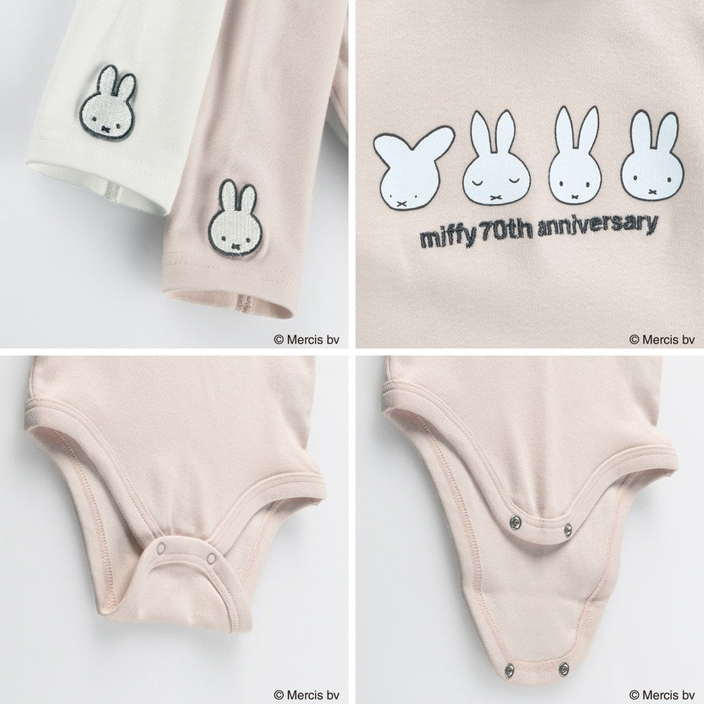 日本童裝 Branshes x miffy 連衣 80cm 男童款/女童款 初生嬰兒 秋季 Jumpsuit