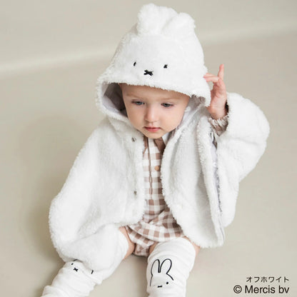 日本童裝 Branshes x miffy 連帽披肩 50-80cm 男童款/女童款 初生嬰兒 秋季 OUTERWEAR