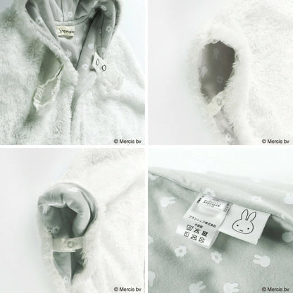 日本童裝 Branshes x miffy 連帽披肩 50-80cm 男童款/女童款 初生嬰兒 秋季 OUTERWEAR