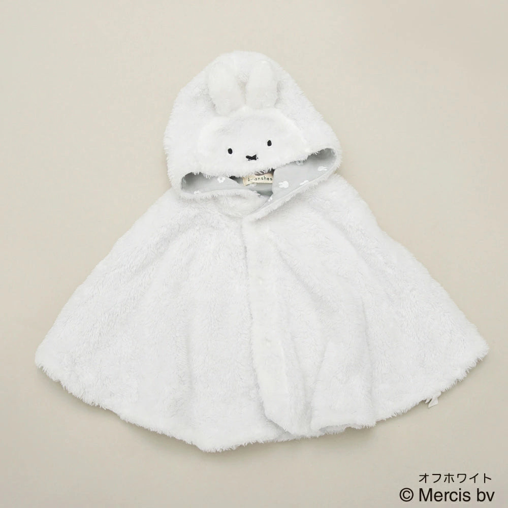 日本童裝 Branshes x miffy 連帽披肩 50-80cm 男童款/女童款 初生嬰兒 秋季 OUTERWEAR