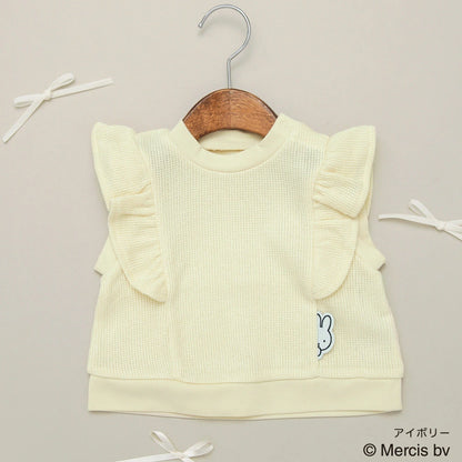 日本童裝 Branshes x miffy 針織背心 80cm 女童款 初生嬰兒 秋季 TOPS