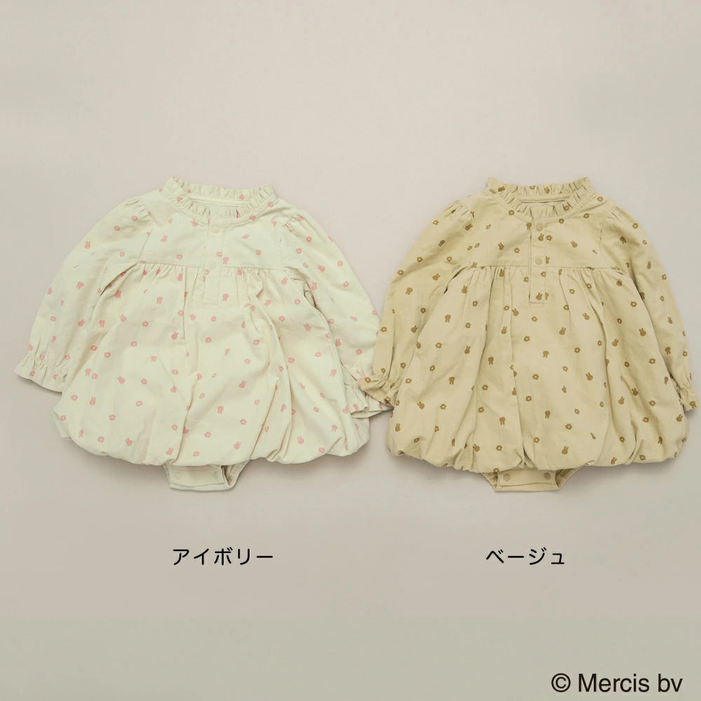 日本童裝 Branshes x miffy 包屁連身裙 80cm 女童款 初生嬰兒 秋季 DRESSES
