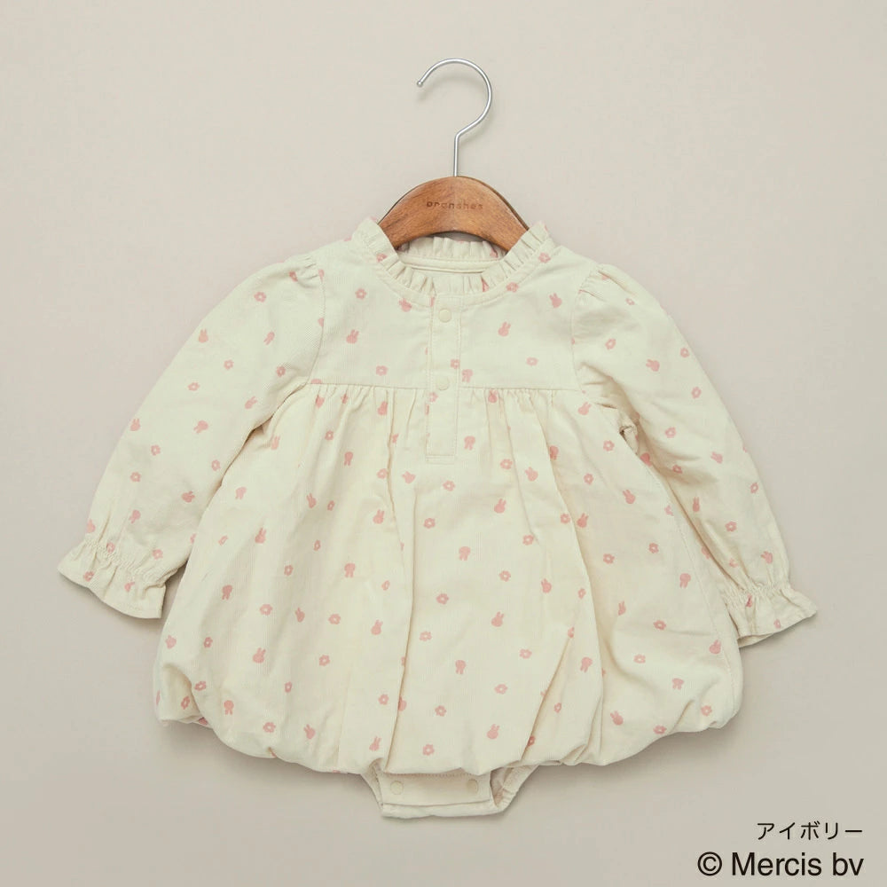 日本童裝 Branshes x miffy 包屁連身裙 80cm 女童款 初生嬰兒 秋季 DRESSES