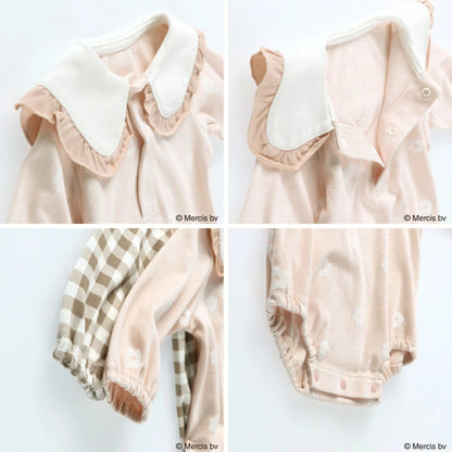 日本童裝 Branshes x miffy 連衣 70-80cm 女童款 初生嬰兒 秋季 Jumpsuit