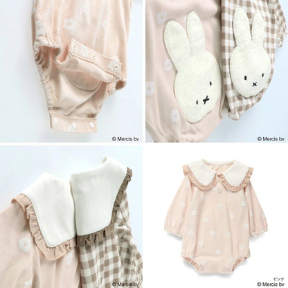 日本童裝 Branshes x miffy 連衣 70-80cm 女童款 初生嬰兒 秋季 Jumpsuit