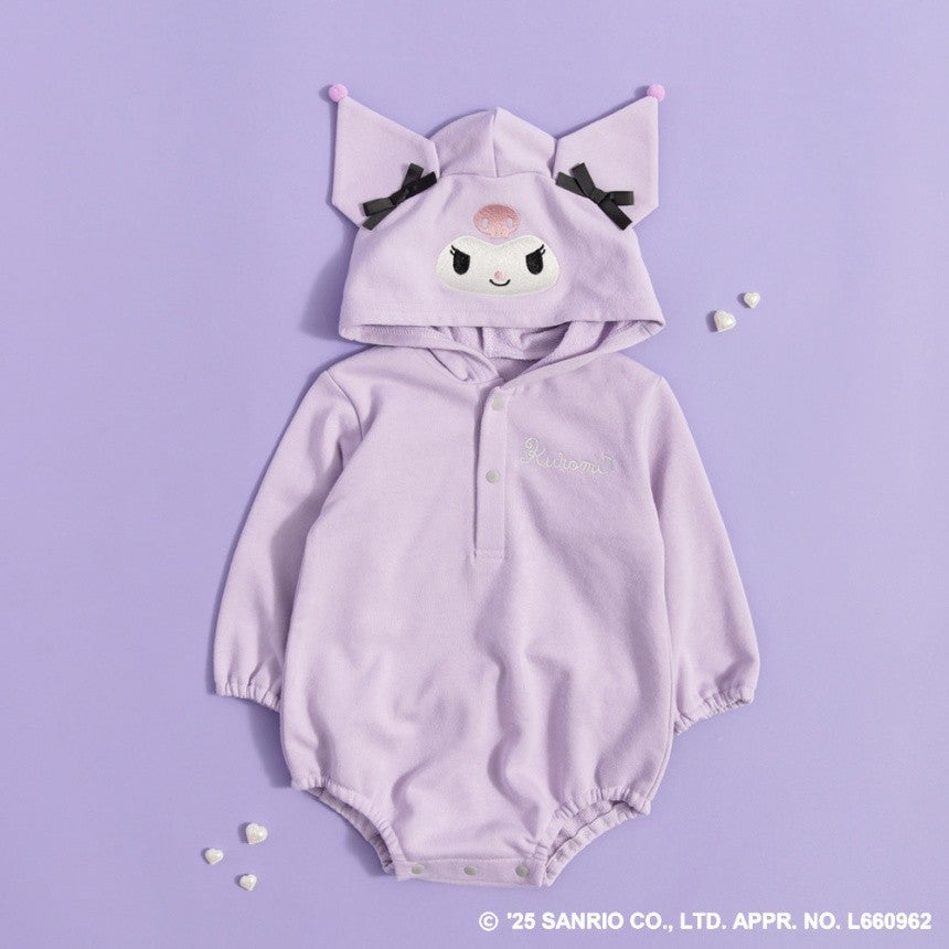 日本童裝 Branshes x Sanrio 連衣 80-150cm 女童款 初生嬰兒 秋季 Jumpsuit