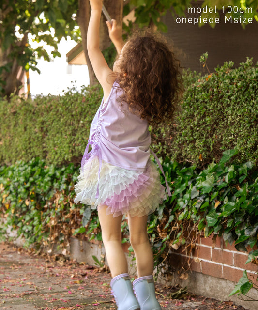 Japanese children's clothing panpantutu vest patchwork yarn tutu dress 80-140cm girls summer dresses 
