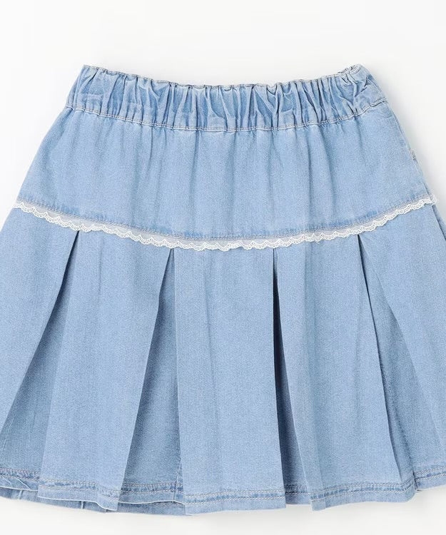 日本童裝 aF#a325 百摺短裙 110-160cm 女童款 夏季 SKIRTS