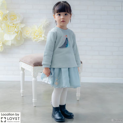 日本童裝 pe#main x Disney Princess 公主印花衛衣 90-130cm 女童款 秋季 TOPS
