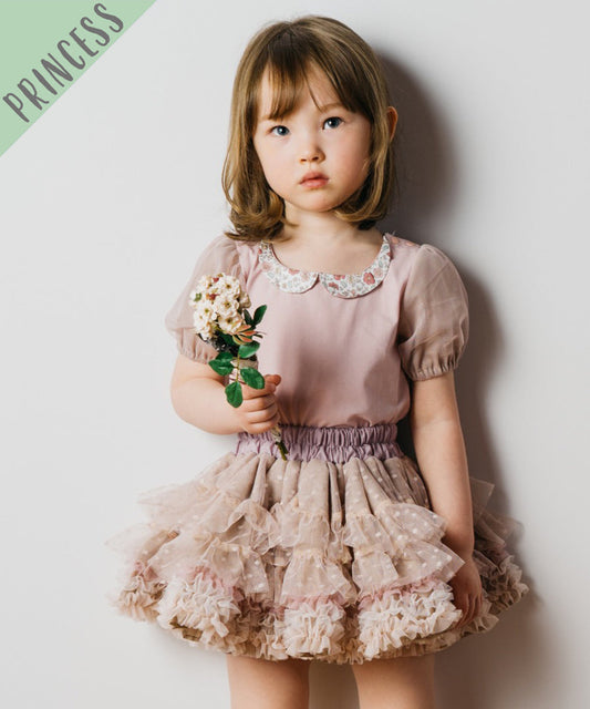 Japanese children's clothing panpantutu elegant temperament milk tea tutu skirt 70-140cm girls newborn baby summer SKIRTS 