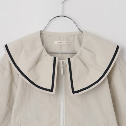 日本童裝 Ly# mine 荷葉領外套 100-150cm 女童款 秋季 OUTERWEAR