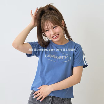 Lovetoxic Japan Children's Clothing Water-Absorbent Quick-Drying Printed Top 130-170cm Girls Summer TOPS 