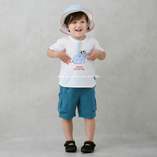 Japanese children's clothing pe#main work shorts 80-130cm boys' summer PANTS 