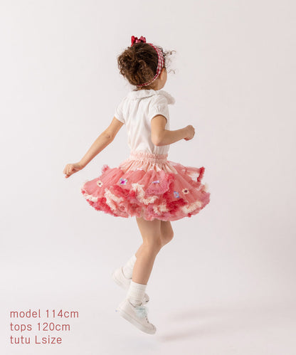 Japanese children's clothing panpantutu strawberry cake tutu skirt 70-135cm girls' newborn baby summer SKIRTS 
