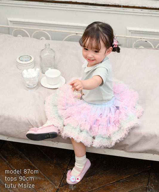 Japanese children's clothing panpantutu candy tutu skirt 70-140cm girls' newborn baby summer SKIRTS 