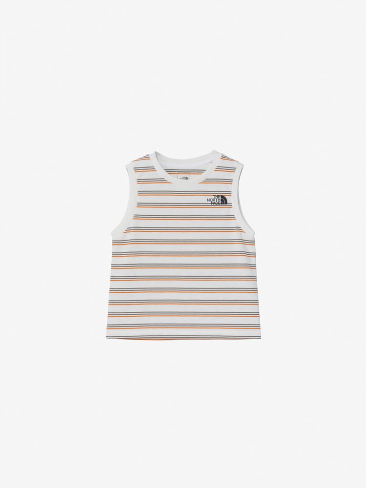 Japanese children's clothing TNF anti-UV sweat-wicking quick-drying striped vest 130-160cm boys/girls summer TOPS 