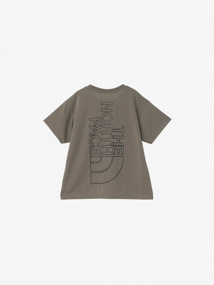 Japanese children's clothing TNF quick-dry series large logo tops 130-160cm boys/girls summer TOPS 