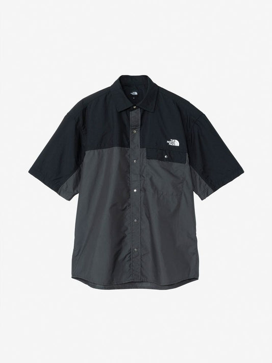 Japanese children's clothing TNF waterproof series parent-child short-sleeved mountain shirt XS-XL adult summer TOPS OUTERWEAR 