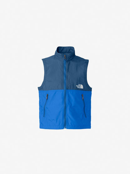 Japanese children's clothing TNF waterproof series zipper vest jacket 100-120cm boys'/girls' summer outerwear 