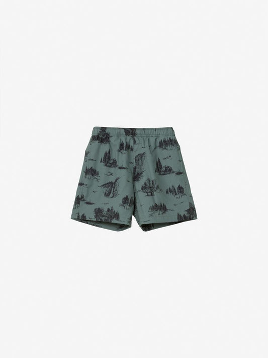 Japanese children's clothing TNF anti-UV static care breathable sports shorts 100-120cm boys/girls summer PANTS 