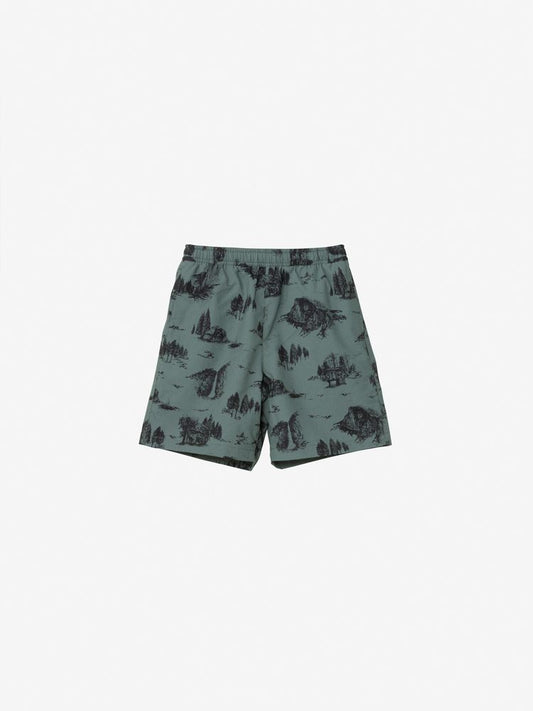 Japanese children's clothing TNF anti-UV static care breathable sports shorts 130-160cm boys/girls summer PANTS 
