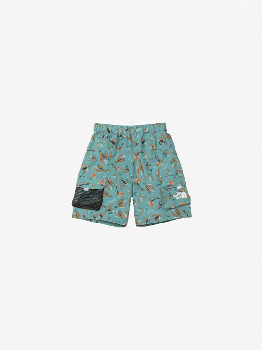 Japanese children's clothing TNF static care sports shorts 130-160cm boys'/girls' summer PANTS 