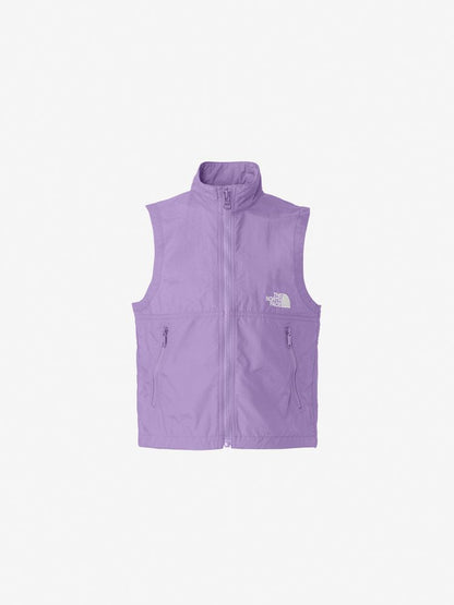 Japanese children's clothing TNF waterproof series zipper vest jacket 100-120cm boys'/girls' summer outerwear 