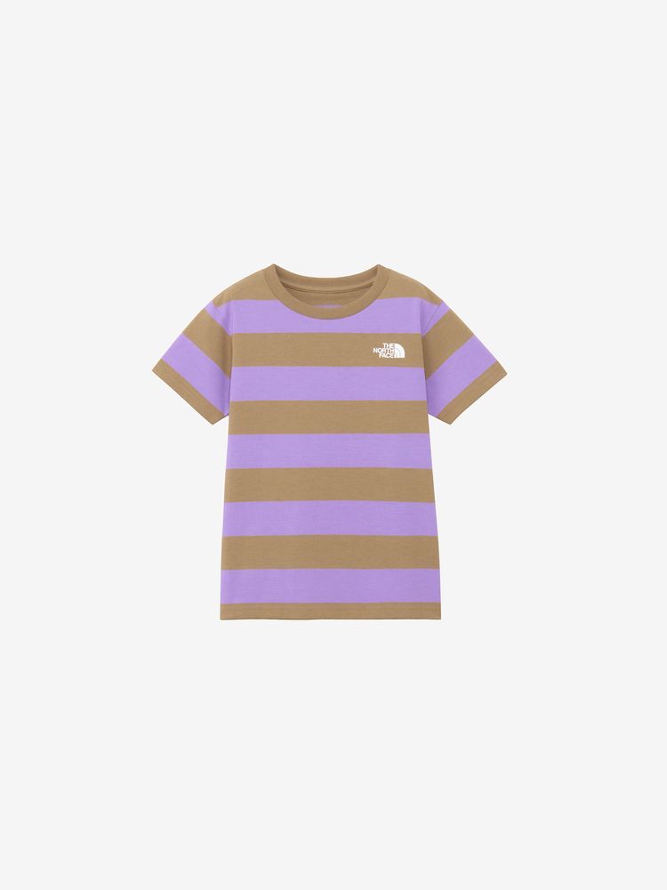 Japanese children's clothing TNF anti-fouling series UV protection striped top 130-160cm boys/girls summer TOPS 