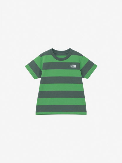 Japanese children's clothing TNF anti-fouling series UV protection striped top 100-120cm boys/girls summer TOPS 