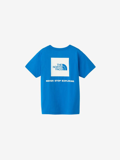 Japanese TNF children's clothing parent-child wear square back logo top 100-160cm boys/girls summer TOPS 