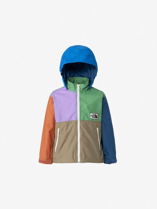 Japanese TNF Waterproof Series Special Color Windbreaker 100-120cm Boys/Girls Summer Outerwear 